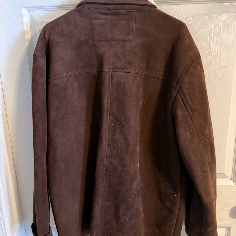 Columbia Men's Dark Brown Shirt Jacket - Picture 2 of 3